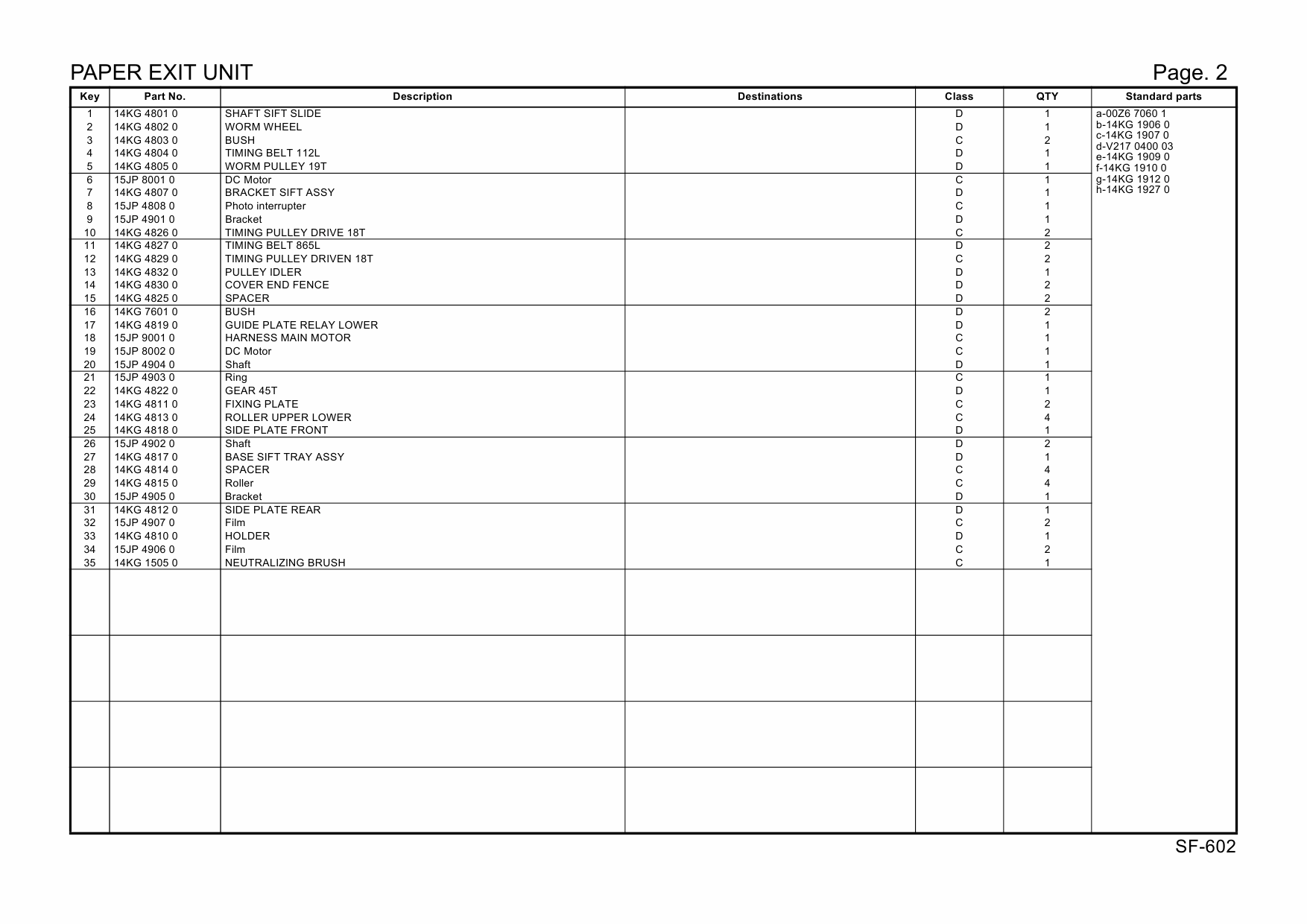 Konica-Minolta Options SF-602 A0PX Parts Manual-5